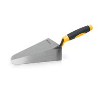 Truelle de maçon Portugaise forgée ronde 240mm Acier trempé Manche Bi-matière