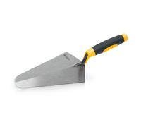 Truelle de maçon forgée ronde 220mm Type Madrid Acier trempé Manche bi-matière VITO