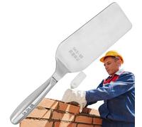 Truelle De Maçon, Truelle De Ciment,Truelle De Plancher en Acier Inoxydable | À Plâtrer avec Poignée Confortable, Manuel pour Le Plâtre Et La Maçonnerie