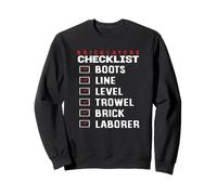 Truelle de niveau de ligne pour briquetier Sweatshirt