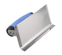 Truelle de plâtrage en acier inoxydable pour multi-finition, écrémage et rendu - Lame de 182 mm x 78 mm, base en alliage sans niobium, ergonomique (A)