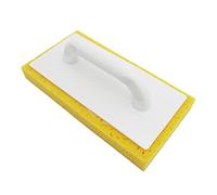 Truelle de plâtrier professionnelle en caoutchouc pour calfeutrer le béton, le nettoyage des joints et du carrelage - Pour nettoyer les joints, les joints - À fixer à la perceuse - Brosse de plâtrage