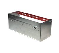 Truelle dentée extensible réglable - Curseur de mortier plat Peigne palette pour pose de carreaux dalles spatule dentée extensible avec poignée poignée poignée en acier galvanisé