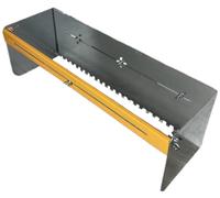 Truelle dentée extensible réglable (Maximum 100 cm) - Curseur de mortier Plat Peigne palette pour la pose de carreaux dalles spatule dentée extensible avec poignée poignée en acier galvanisé