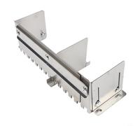 Truelle dentée réglable pour carrelage Spatule robuste avec limites double face pour une application précise sur les murs et les sols, argent (B)