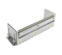 Truelle dentée réglable pour carrelage Spatule robuste avec limites double face pour une application précise sur les murs et les sols, argent (A)