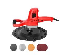 Truelle électrique portative pour béton et mortier de ciment 1280 W, double poignée, tension réglable automatiquement de 110 à 220 V pour le plâtrage et la construction de surfaces