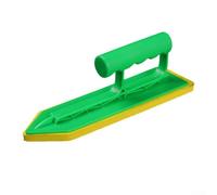 Truelle éponge à calfeutrer pour carrelage en EVA - Outil à main pour constructeurs maçons, plâtres - 230 x 65 x 10 mm - Vert et jaune
