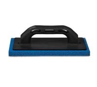 Truelle éponge en Caoutchouc, éponge Bleu Dur (Grain Fin) (21 x 14 cm Bleu)