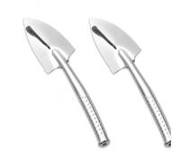 Truelle Jardinage en Métal Pointue, 2 Mini pelles Pointues en INOX | Fabrication soignée, Outil jardin polyvalent, Entretenir un potager, Pour les propriétaires