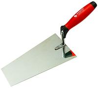 TRUELLE LISSEUSE INOX BOUT CARRE 20CM MANCHE BI-MATIERE