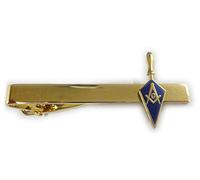 Truelle maçonnique outil franc-maçon maçonnerie carré boussole travail pince à cravate