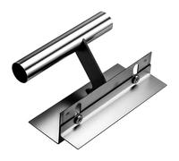 Truelle oncrete | Spatule haute résistance en acier inoxydable pour béton, ciment et cloison sèche, plâtrage, carrelage et maçonnerie | Pour maçonnerie, construction, rénovation, joint de finition