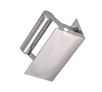 Truelle pour cloisons sèches, outil d'angle, en acier inoxydable, outil de béton, grattoir en métal polyvalent pour le salon, la salle de bain, la cuisine