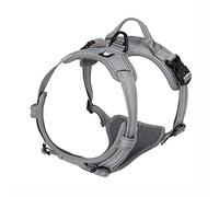 Truelove Harnais pour Chien Anti-Traction Réfléchissant, Gris, XS