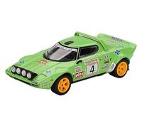 Truescale Miniatures Mini-GT MGT01050-L - Lancia Stratos HF #4 Spanish Rally Champion 1979 - échelle 1/64 - modèle de Voiture