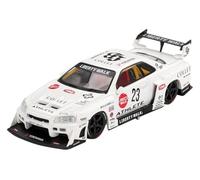 Truescale Miniatures Mini-GT MGT01059-R - Nissa. GTR (R34) Super Silhouette Athlete Collet 2024 - échelle 1/64 - modèle de Voiture