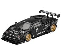 Truescale Miniatures Mini-GT MGT01081-L - Lamborghin. Countach LB-Works Black 2024 - echelle 1/64 - modèle de Voiture