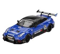 Truescale Miniatures Mini GT MGT01124-L - Nissa. GTR R35 LB Silhouette Works GT Blue 2025 - echelle 1/64 - Voiture Miniature