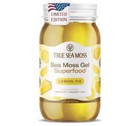 TrueSeaMoss Gel mousse de mer - Fabriqué aux États-Unis - Seamos sauvages, fruits frais et légumes de mer - Tarte au citron, lot de 1 (Les étiquettes peuvent varier)