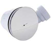 Trueshopping Plateau de douche WAS90 VeeBath Essentials 90 mm à débit rapide et facile à nettoyer, chrome