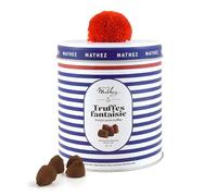 Truffes fantaisie aux éclats de caramel au beurre salé avec arôme naturel en boite métal - Boite métal de 250g