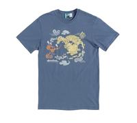 TruffleShuffle Avatar World Map Indigo Blue T Shirt