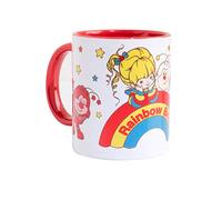TruffleShuffle Brite and Sprites Regina Tasse avec anse rouge arc-en-ciel