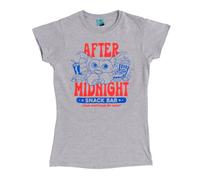 TruffleShuffle Gremlins After Midnight Snack Bar Grey Fitted T Shirt