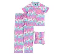 TruffleShuffle Polly Pocket Button Through Frill Pyjama Set in Bag