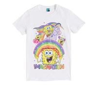 TruffleShuffle Spongebob Squarepants Imagination White T Shirt