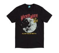 TruffleShuffle The Wizard of Oz Wicked Witch of The West Black T Shirt