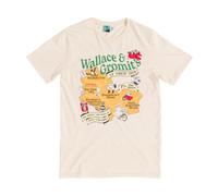 TruffleShuffle Wallace and Gromit Up North Map Tour Natural T Shirt