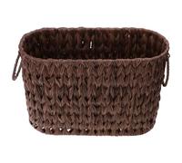 Trufolxiaz Panier Papier Toilette en Osier pour Rangement Salle Bain Porte-décorative Polyvalente pour Placard Styles Élégants Panier en Osier