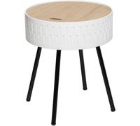 Truhen-Couchtisch "Shiro" weiß - Atmosphera créateur d'intérieur