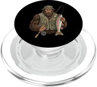 Truite Arc-en-Ciel Bigfoot Pêcheur Poisson-Chat Steelhead Pê PopSockets PopGrip pour MagSafe