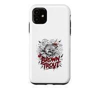 Truite Brune Lunker Hunter River Monster Legend Coque pour iPhone 11