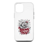Truite Brune Lunker Hunter River Monster Legend Coque pour iPhone 12/12 Pro