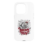 Truite Brune Lunker Hunter River Monster Legend Coque pour iPhone 15 Pro