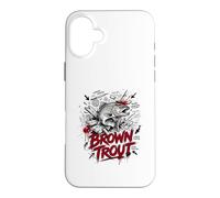 Truite Brune Lunker Hunter River Monster Legend Coque pour iPhone 16 Plus