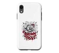 Truite Brune Lunker Hunter River Monster Legend Coque pour iPhone XR