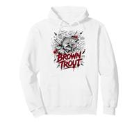 Truite Brune Lunker Hunter River Monster Legend Sweat à Capuche