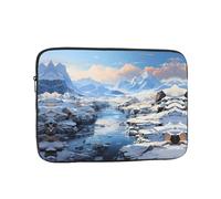 Trukd Protection : étui pour ordinateur portable, housse, housse et sac, porte-documents paysage de montagne enneigée 10", 12", 13", 15", 17"