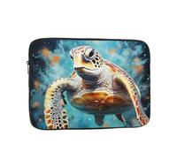 Trukd Protection : étui pour ordinateur portable, housse, housse et sac, tortues nageant dans le noir, mallette pour ordinateur portable 10", 12", 13", 15", 17"