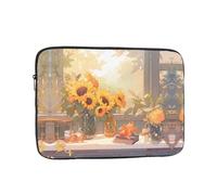Trukd Protection : étui pour ordinateur portable, housse, housse et sac, tournesols sous le rebord de la fenêtre, mallette pour ordinateur portable 10", 12", 13", 15", 17"
