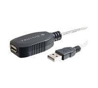 TruLink USB 2.0 Active Extension Cable - Rallonge de câble USB - USB (F) pour USB (M) - USB 2.0 - 12 m - actif - blanc