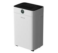 TRULIVA Déshumidificateur portable 25 L/jour avec fonction de séchage du linge et dégivrage automatique, réservoir 2,8 L et tuyau de vidange continu, pour la maison, le sous-sol, la salle de bain, les