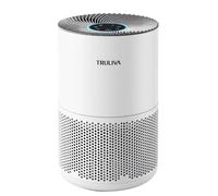 TRULIVA Purificateur d’Air, CADR 260 m³/h, Filtre HEPA H13, Filtration 4-en-1 avec Préfiltre Lavable, Minuterie 24 h, Idéal pour Animaux, Allergies et Maison, KJ260