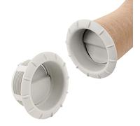 Truma Embout de sortie d'air chaud 65 mm - Tuyau d'air chaud refermable (1 x gris)