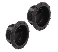Truma Embout de sortie d'air chaud 65 mm - Tuyau d'air chaud refermable (2 x noir)